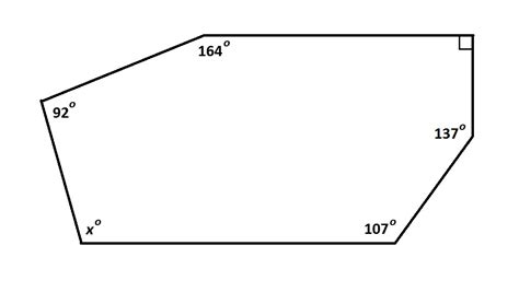 angle measurement of a hexagon|How to find an angle in a hexagon .